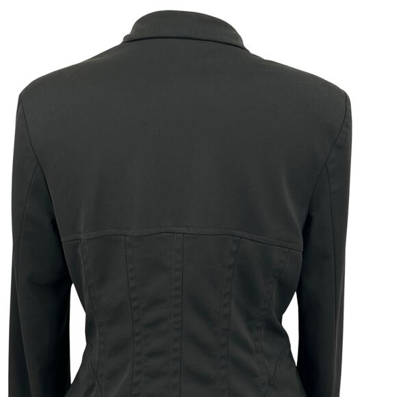 Jacqueline Riu Steampunk Jacket Women VTG 42 Black Gothic Victorian DarkAcademia - Picture 6 of 11